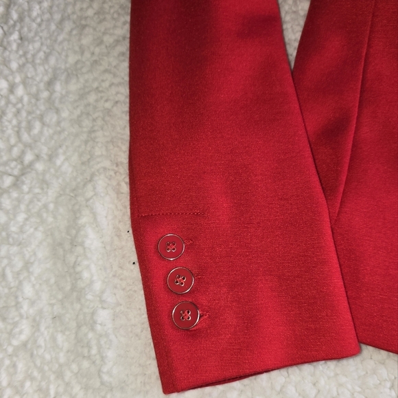 7th Avenue Design Studio Hour Glass One Button Cotton Blazer Sz.2 - Picture 7 of 12